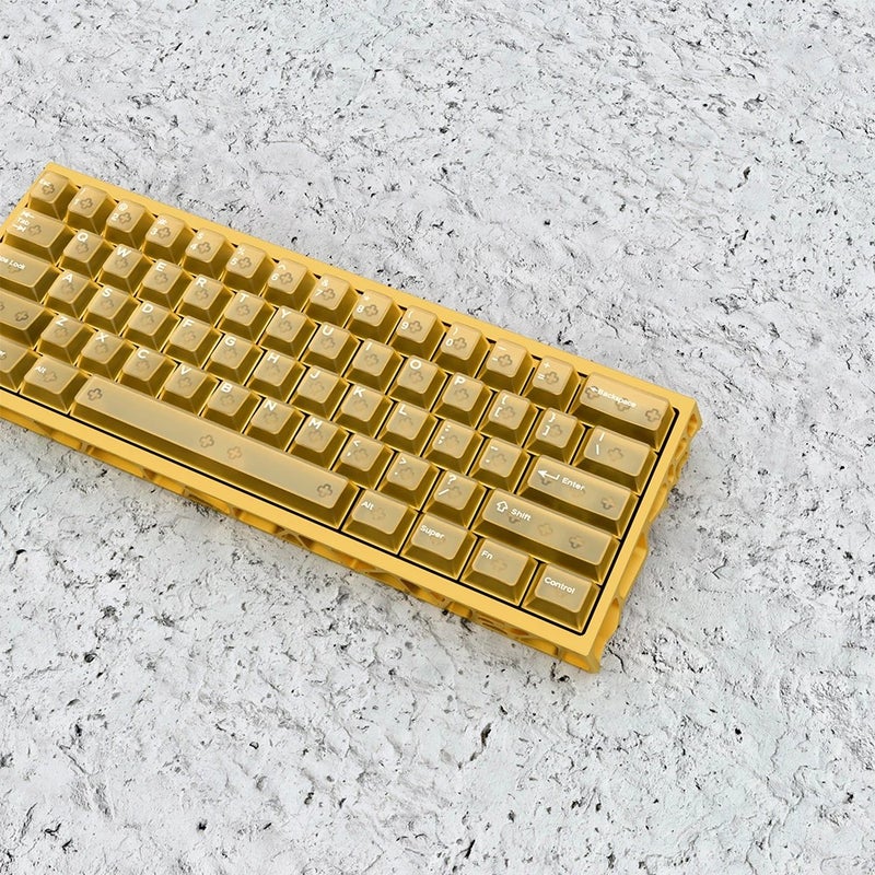 Y&D 132 Keys Yellow Cherry Profile PBT Keycaps Set - ized Gaming Mechanical Keyboard Keycap Set for PC - Image 4